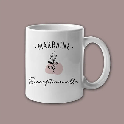 Mug céramique Marraine exceptionnelle
