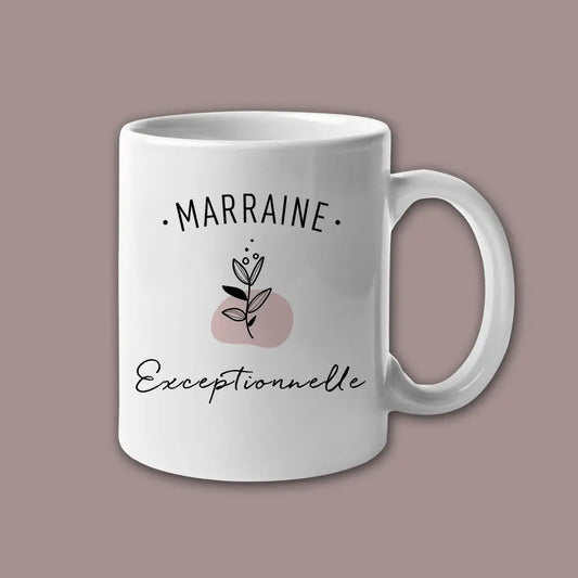 Mug céramique Marraine exceptionnelle