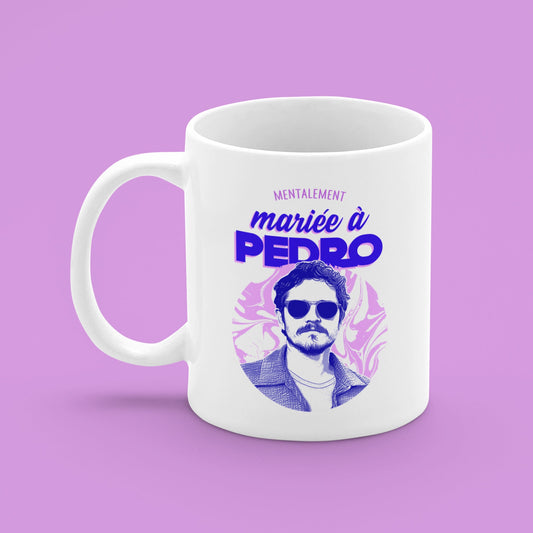 Mug céramique Mentalement mariée à Pedro