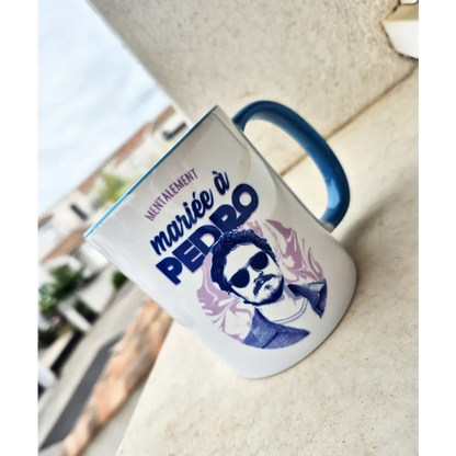 Mug céramique Mentalement mariée à Pedro