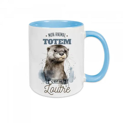 Mug céramique - Mon animal totem c’est la loutre - Mugs