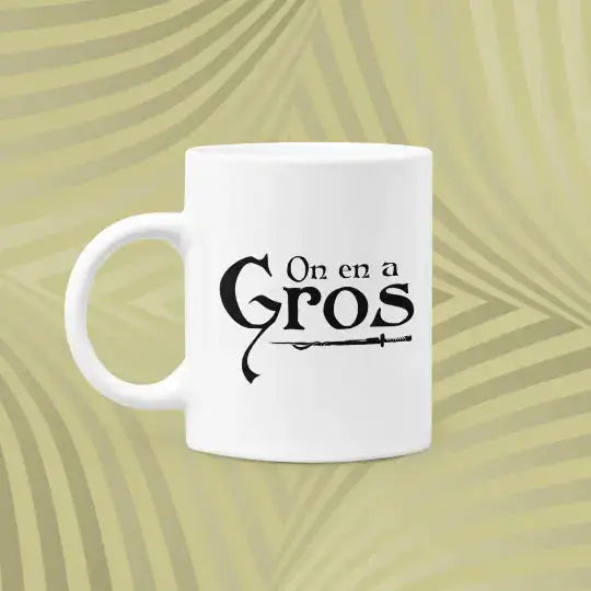 Mug céramique - On en a gros - Blanc - Mugs