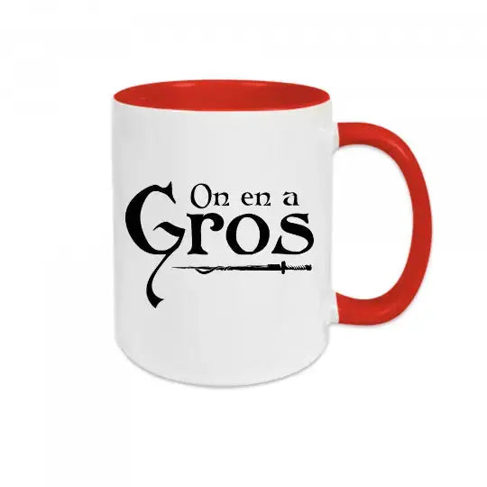 Mug céramique - On en a gros - Rouge - Mugs