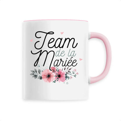 Mug céramique - Team de la mariée - Rose - Mugs