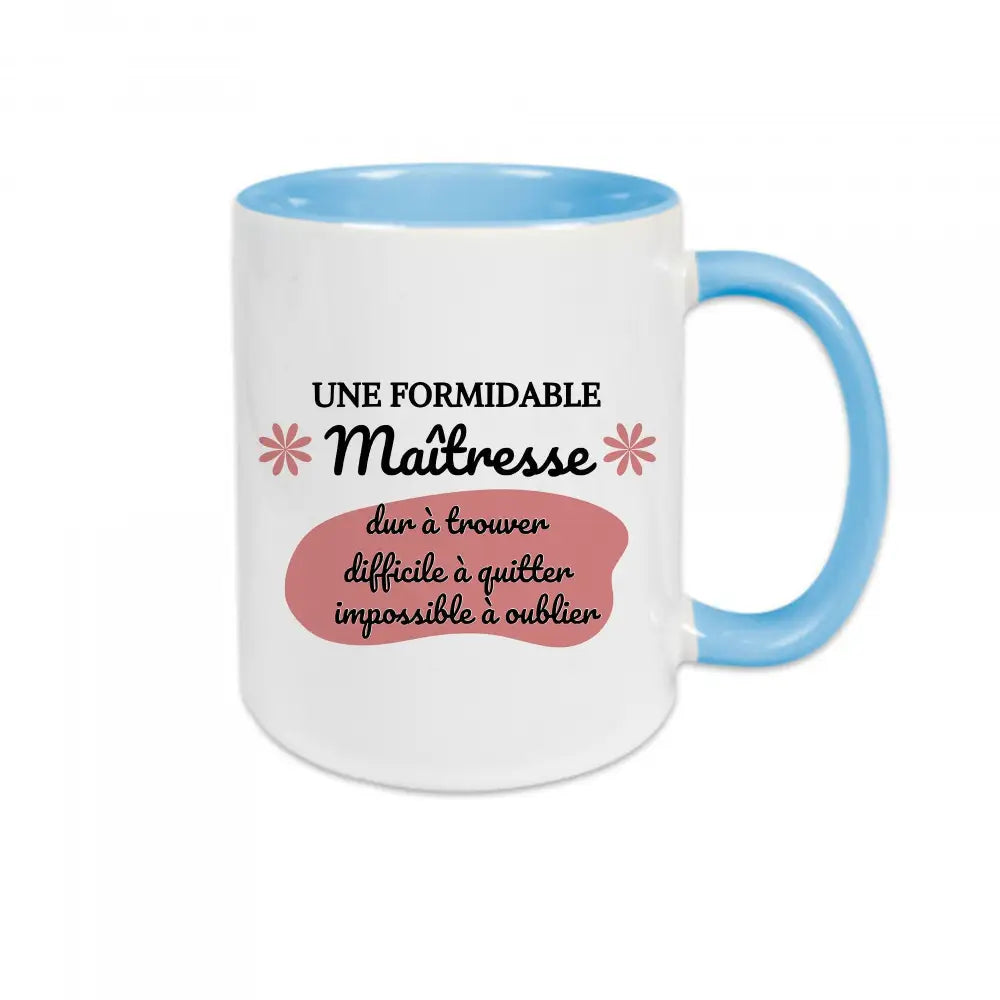 Mug céramique - Une formidable maîtresse, dur à trouver, difficile à quitter - #shop_name - Mugs