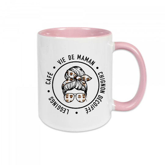 Mug céramique - Vie de maman - #shop_name - Mugs