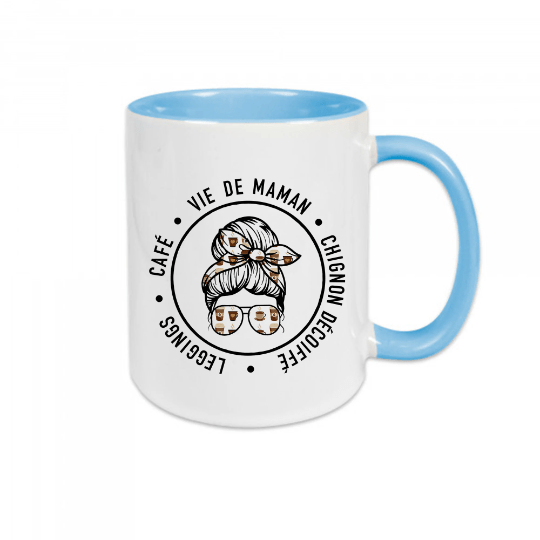 Mug céramique - Vie de maman - #shop_name - Mugs