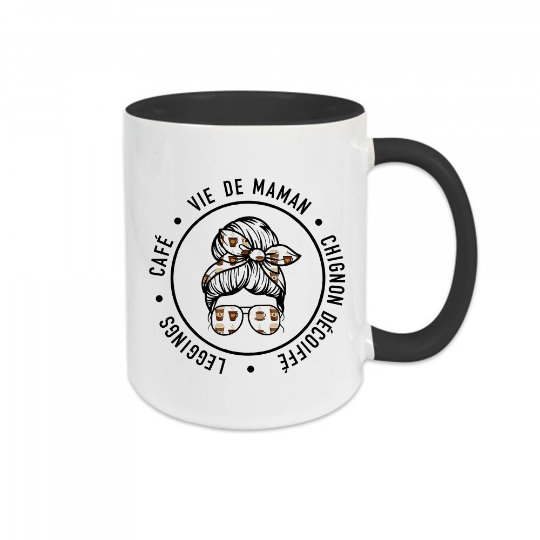 Mug céramique - Vie de maman - #shop_name - Mugs