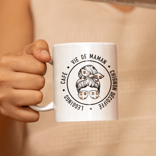 Mug céramique - Vie de maman - #shop_name - Mugs