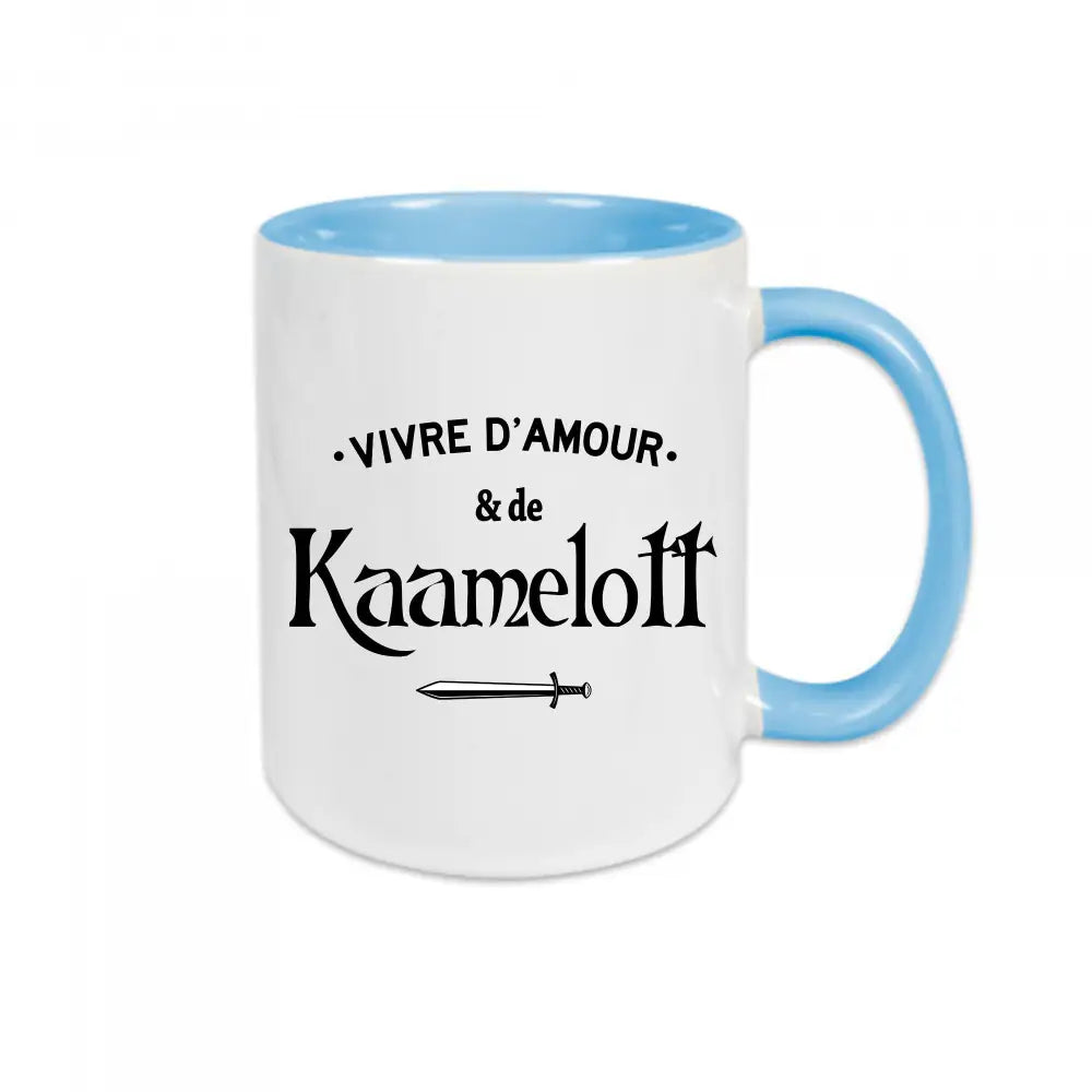 Mug céramique Vivre d'amour & de Kaamelott