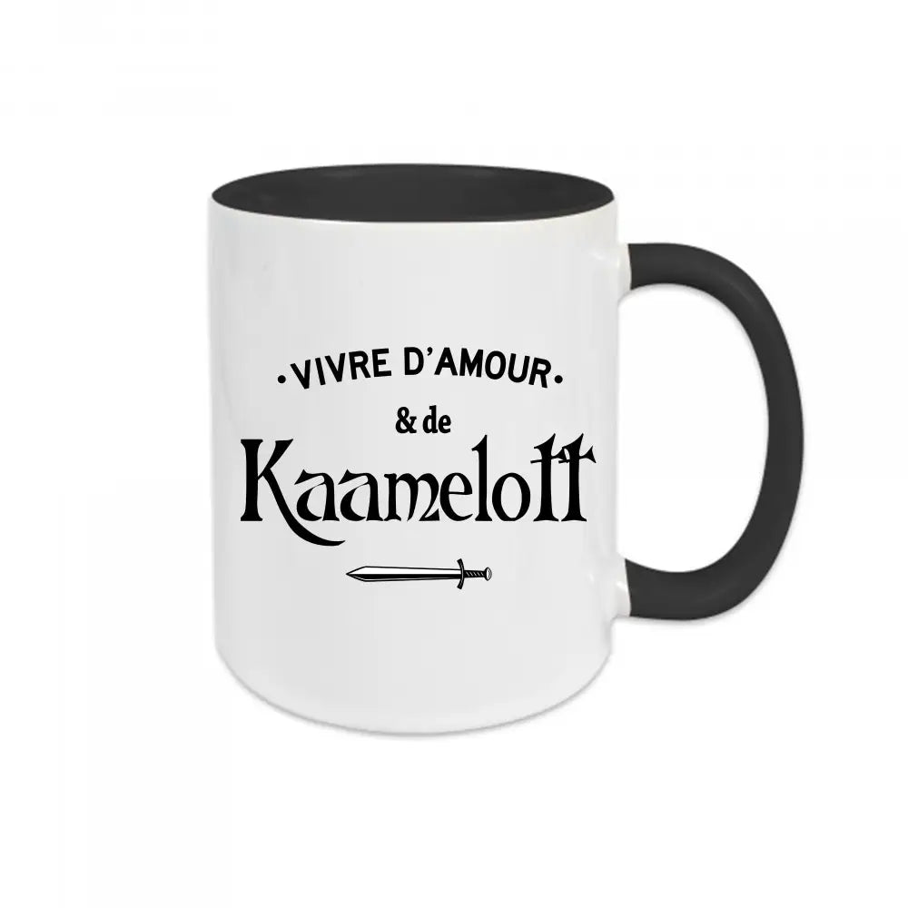Mug céramique Vivre d'amour & de Kaamelott