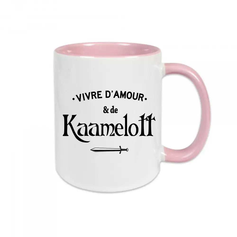 Mug céramique Vivre d'amour & de Kaamelott