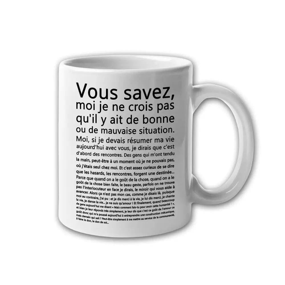 Mug céramique Vous savez