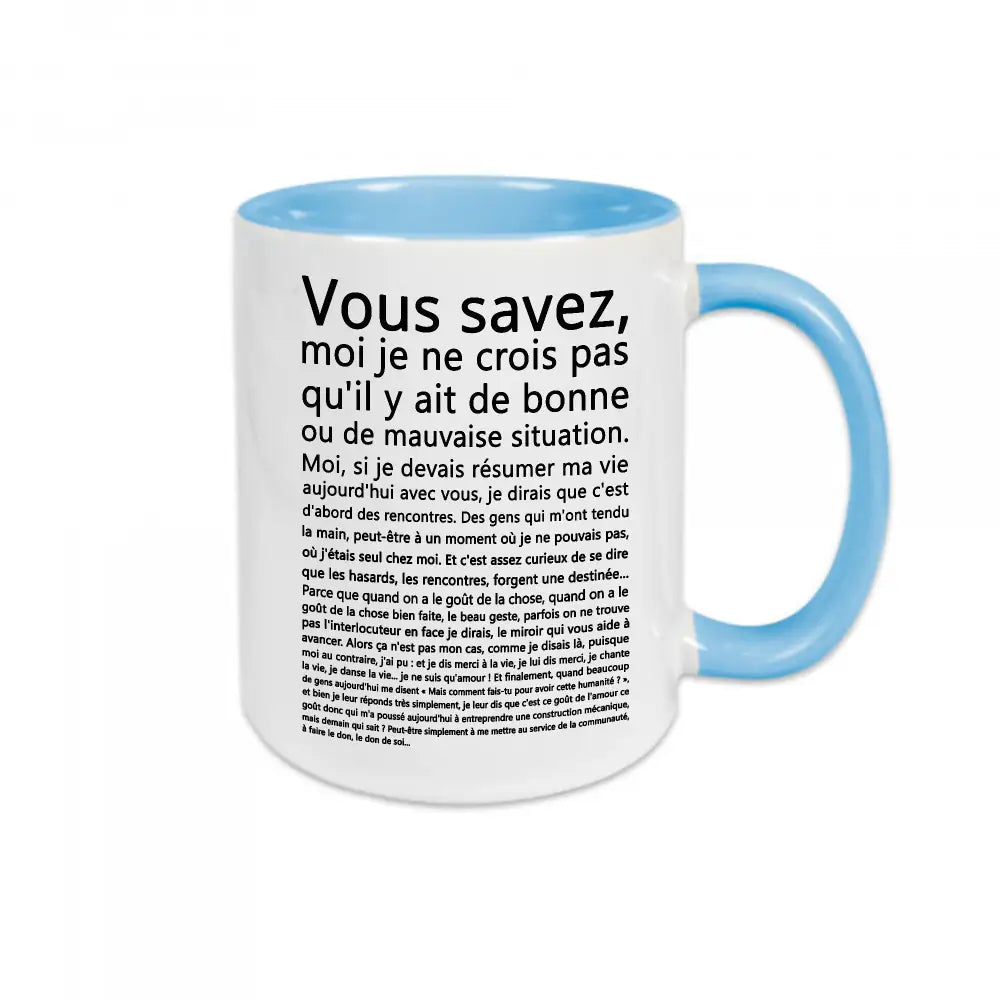 Mug céramique Vous savez