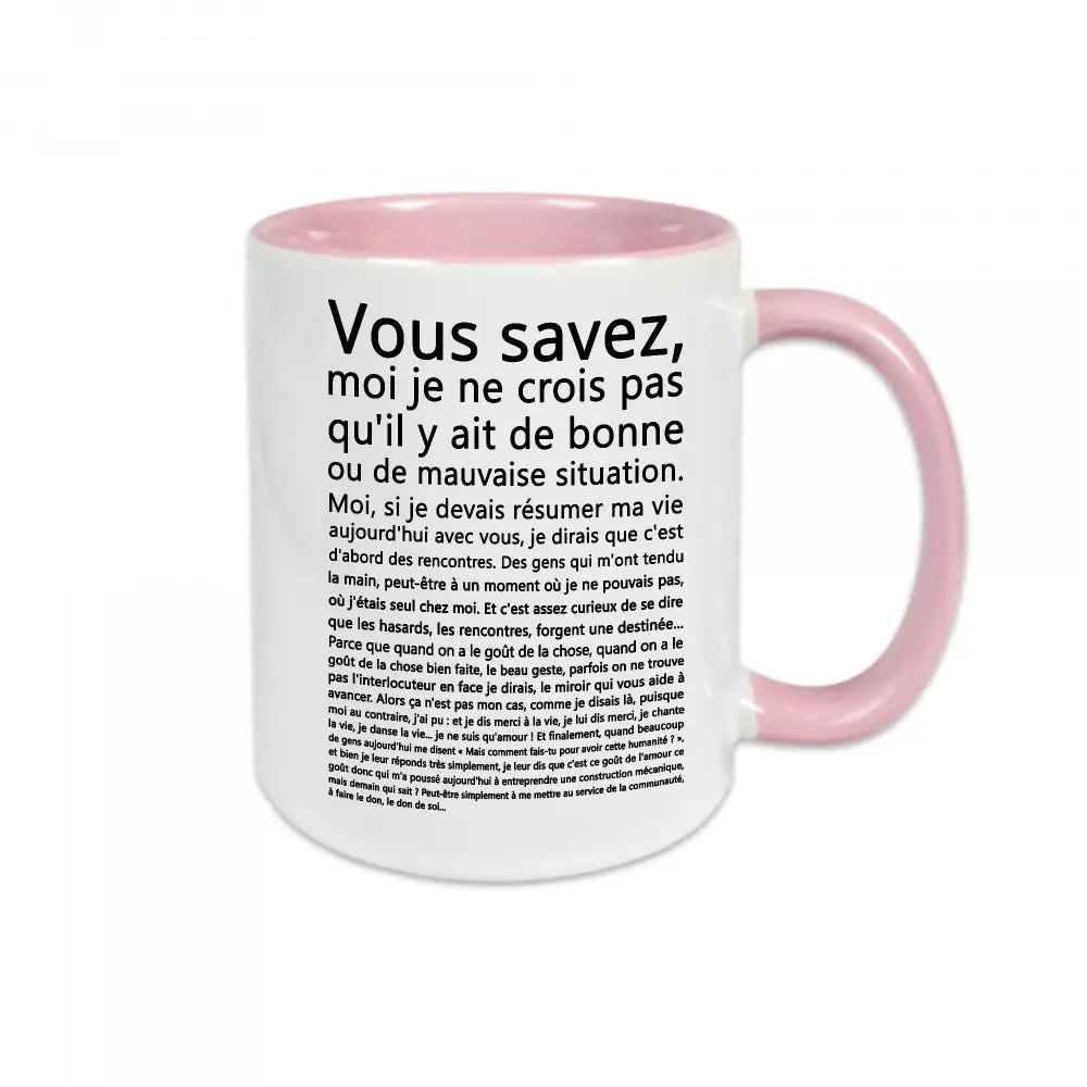 Mug céramique Vous savez