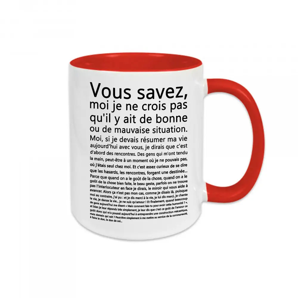 Mug céramique Vous savez