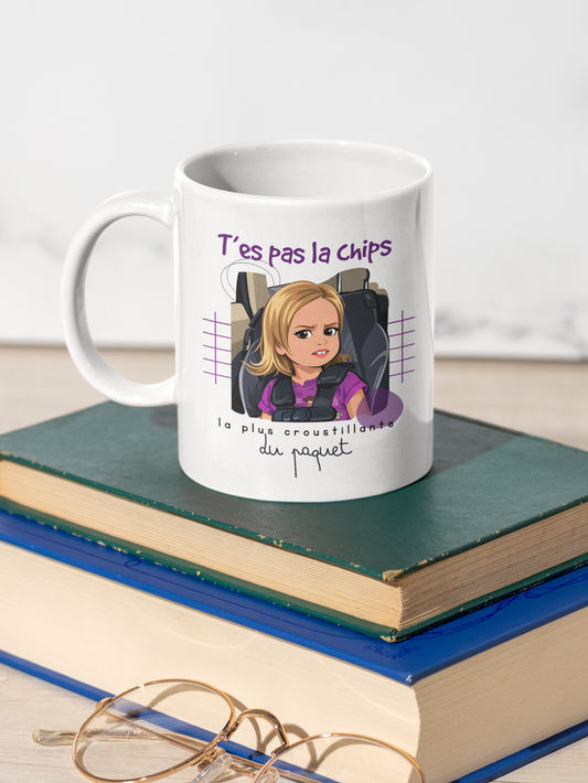 Mug céramique T'es pas la chips la plus croustillante du paquet