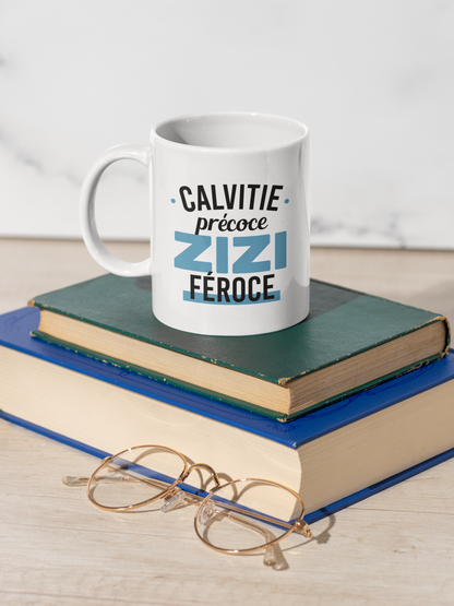Mug céramique Calvitie précoce zizi féroce