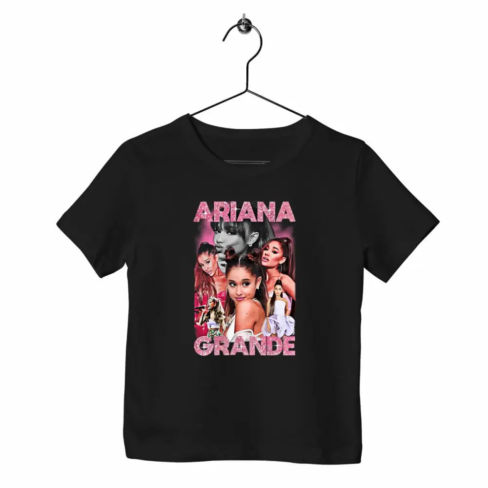 T-shirt enfant - Ariana Grande - face_noir