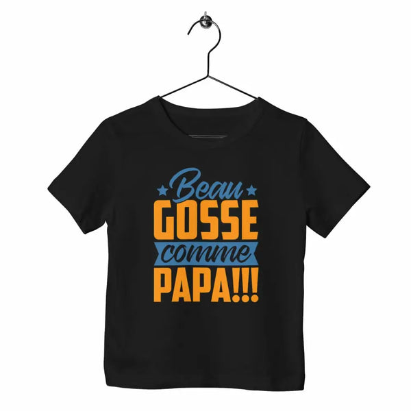 T-shirt enfant Beau gosse comme papa – Encre et Créations