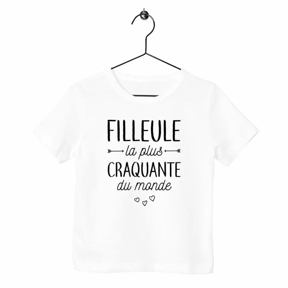T-shirt Enfant - Filleule la plus craquante