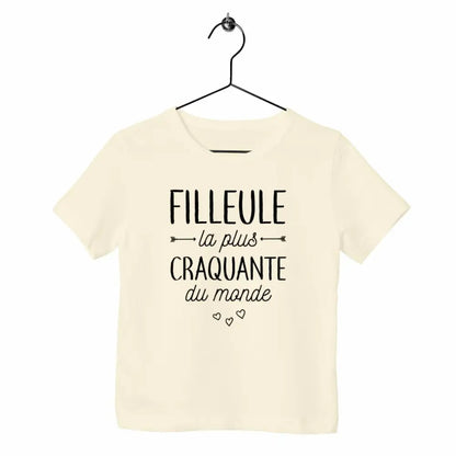 T-shirt Enfant - Filleule la plus craquante