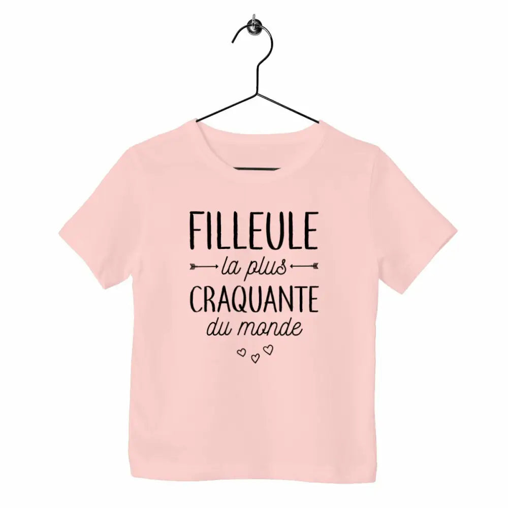 T-shirt Enfant - Filleule la plus craquante