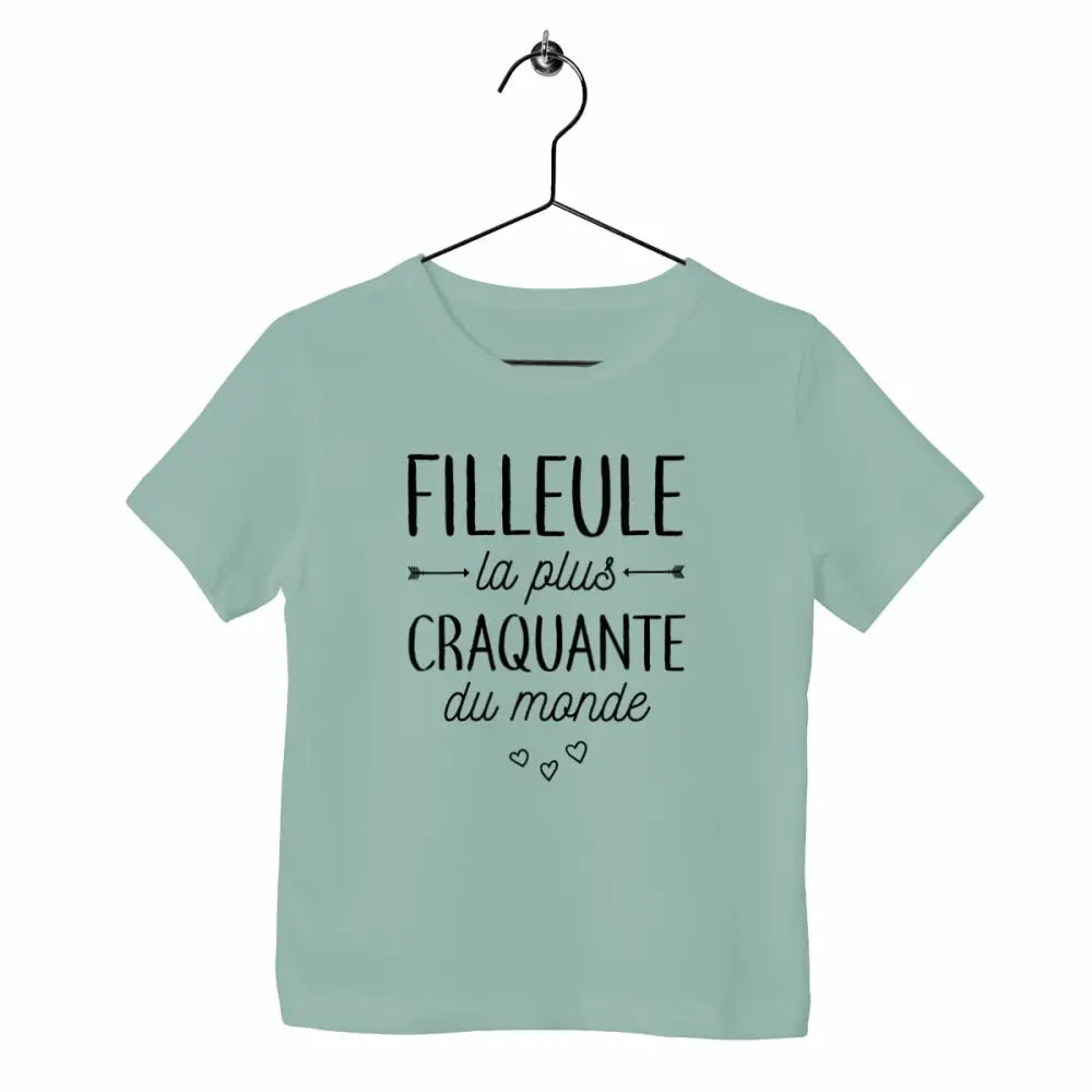 T-shirt Enfant - Filleule la plus craquante