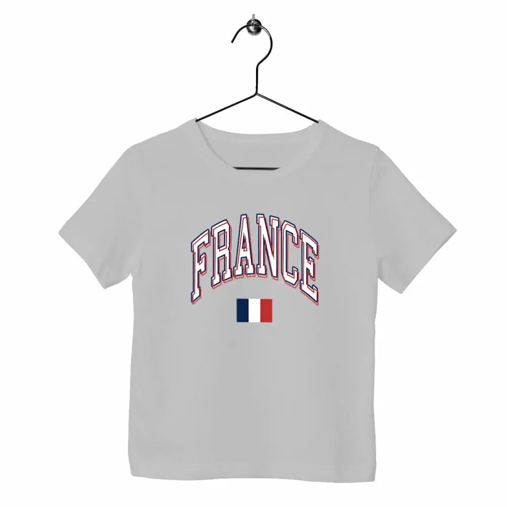 T-shirt enfant - France - face_gris