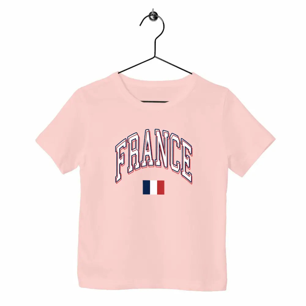 T-shirt enfant - France - face_rose