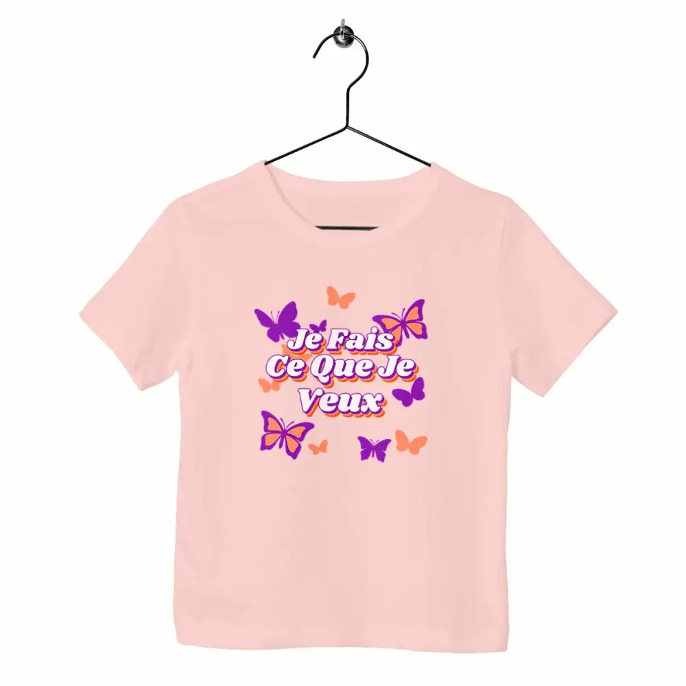 T-shirt enfant Je fais ce que je veux