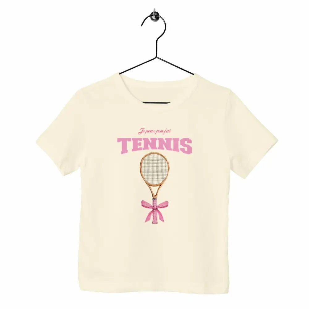 T-shirt enfant Je peux pas j'ai tennis