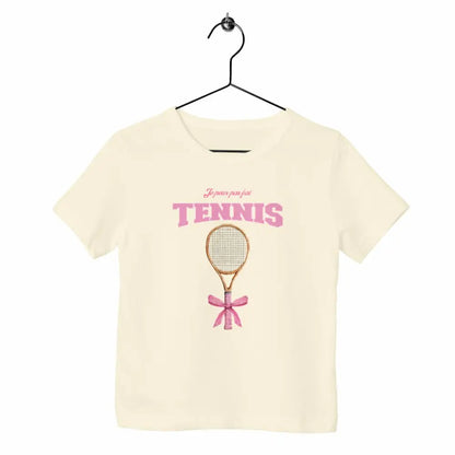 T-shirt enfant Je peux pas j'ai tennis