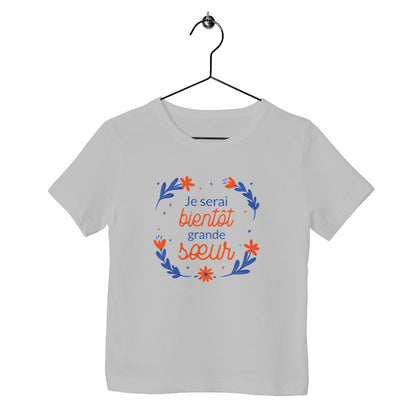 T-shirt enfant Je serai bientôt grande soeur
