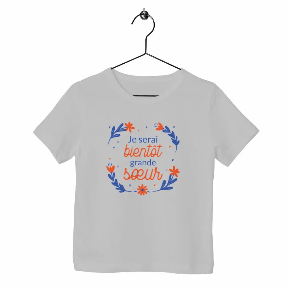 T-shirt enfant Je serai bientôt grande soeur