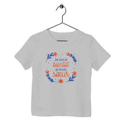 T-shirt enfant Je serai bientôt grande soeur