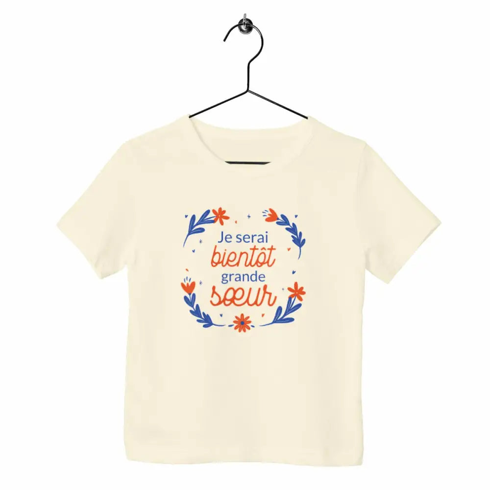 T-shirt enfant Je serai bientôt grande soeur