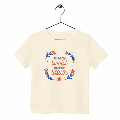 T-shirt enfant Je serai bientôt grande soeur