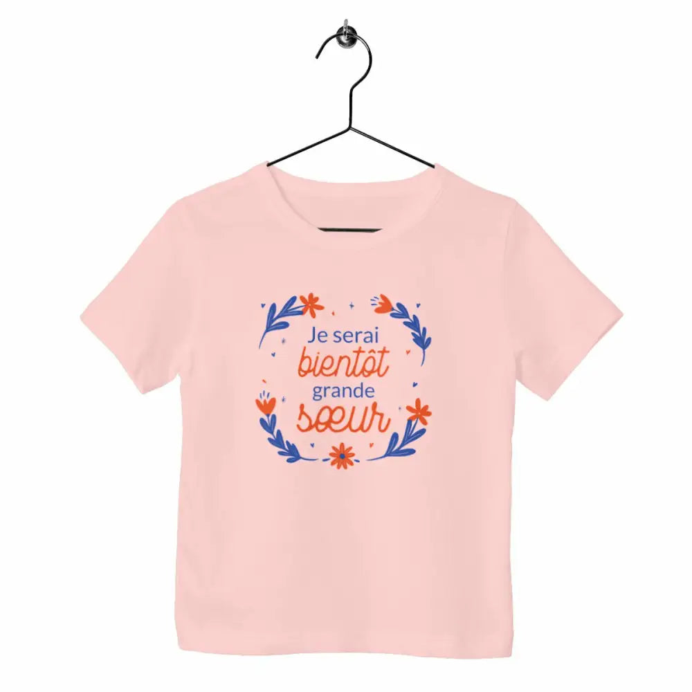 T-shirt enfant Je serai bientôt grande soeur