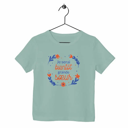 T-shirt enfant Je serai bientôt grande soeur