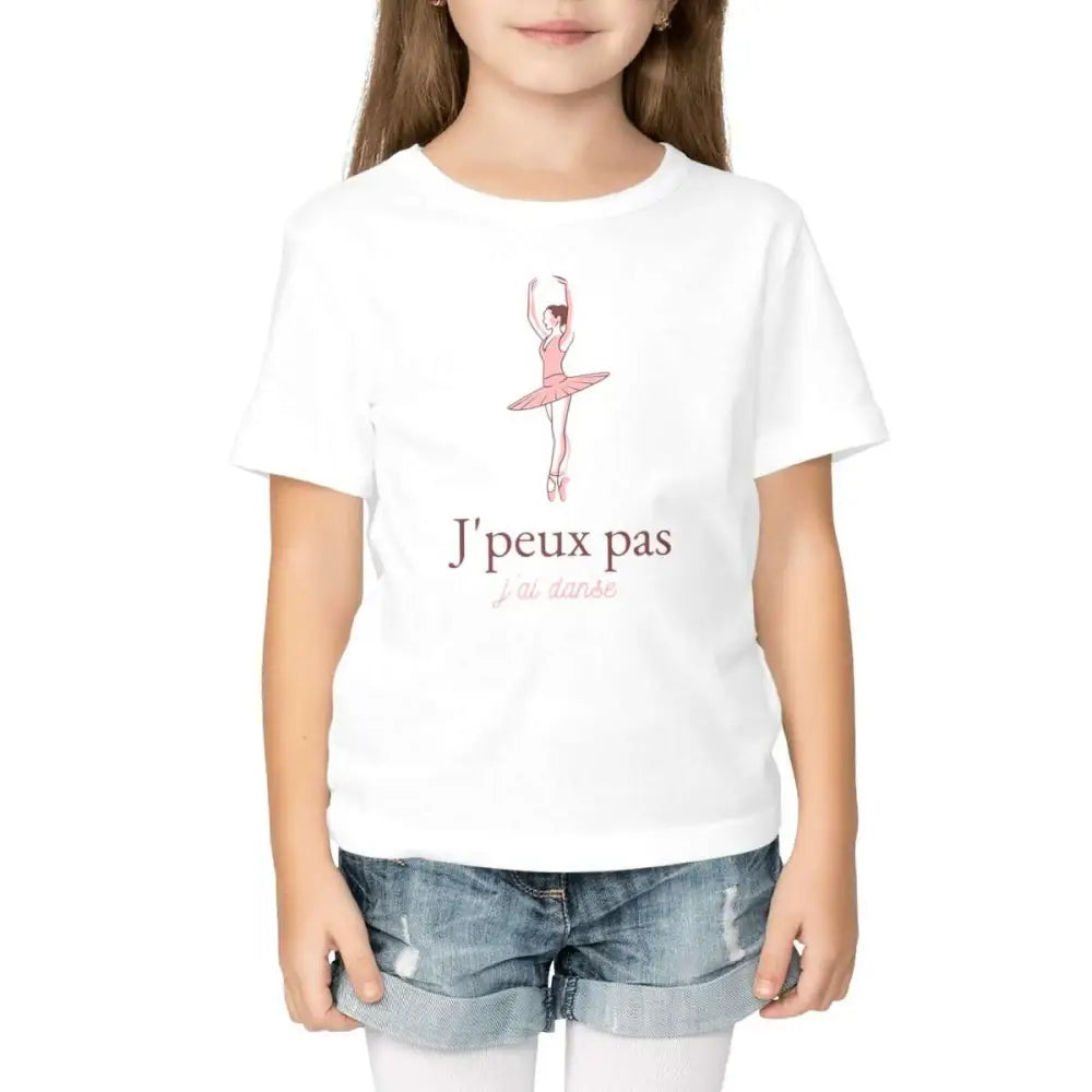 T-shirt enfant J'peux pas j'ai danse