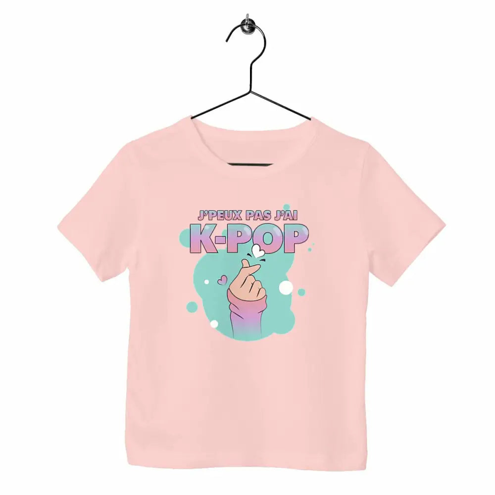 T-shirt enfant J'peux pas j'ai K-Pop