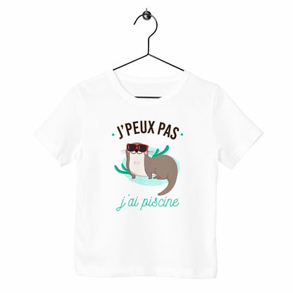T-shirt enfant - J'peux pas j'ai piscine