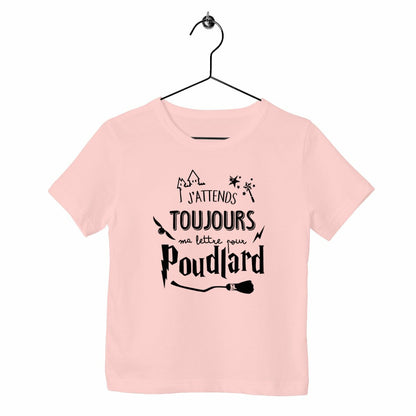 T-shirt enfant - J'attends toujours ma lettre pour Poudlard