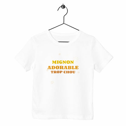 T-shirt enfant Mignon adorable trop chou