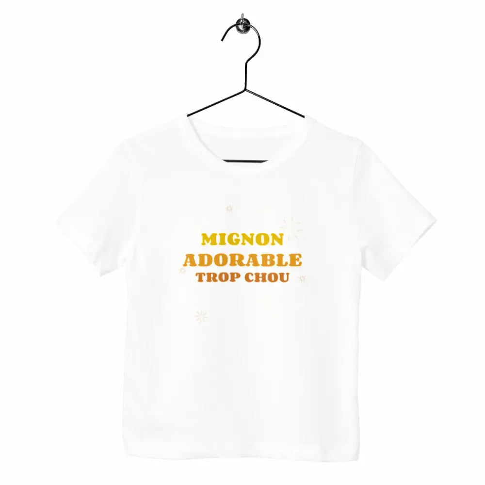 T-shirt enfant Mignon adorable trop chou