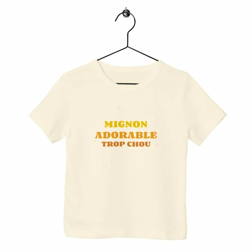 T-shirt enfant Mignon adorable trop chou