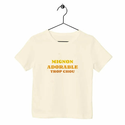 T-shirt enfant Mignon adorable trop chou