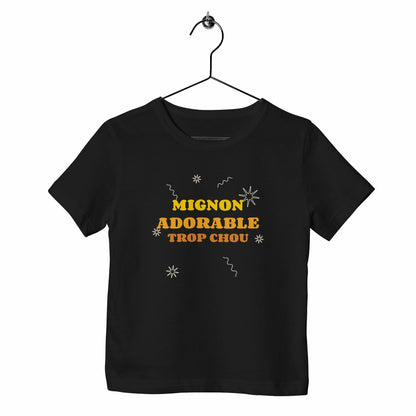 T-shirt enfant Mignon adorable trop chou