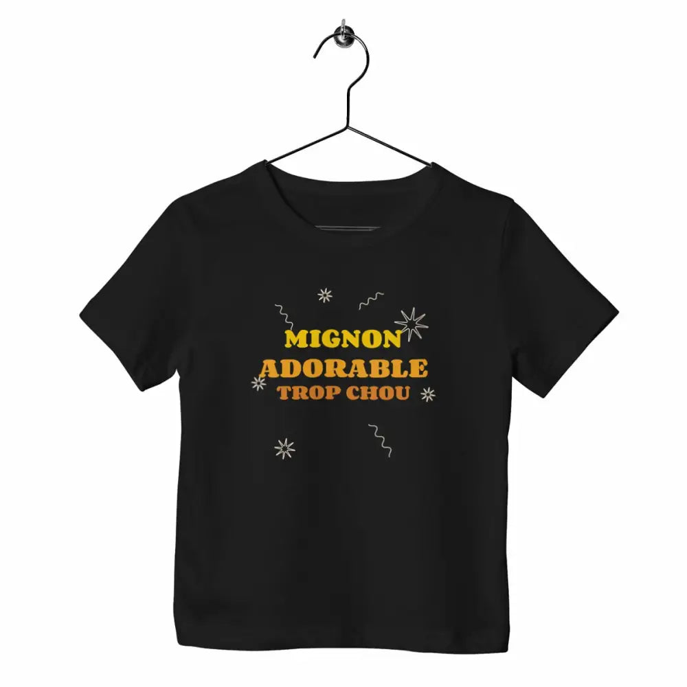 T-shirt enfant Mignon adorable trop chou